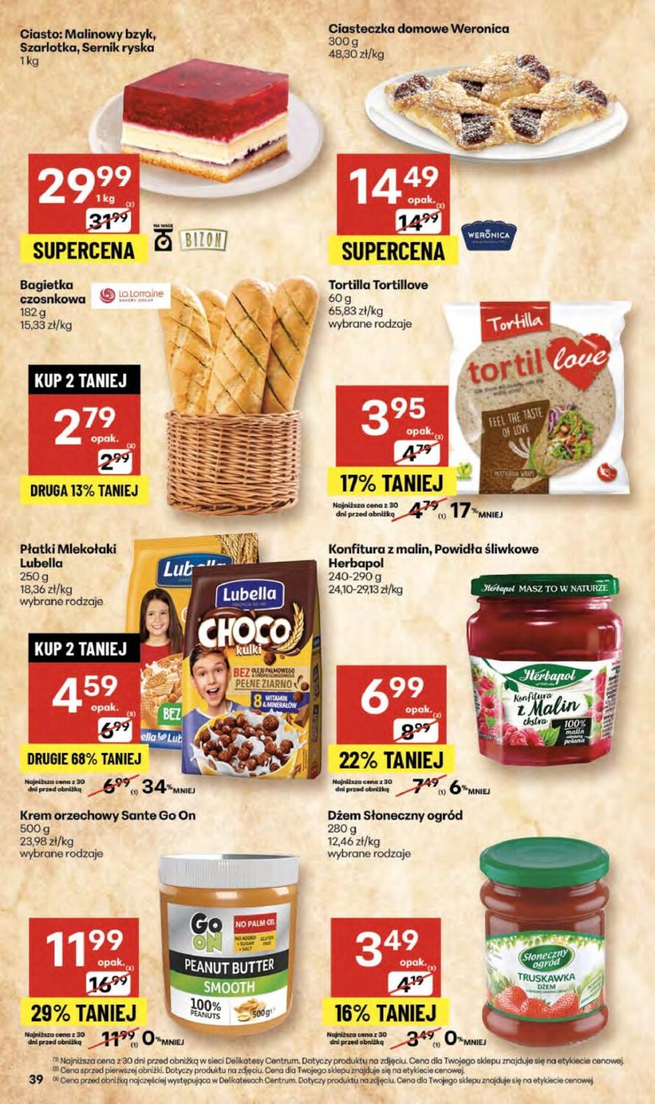 Gazetka promocyjna Delikatesy Centrum str. 39
