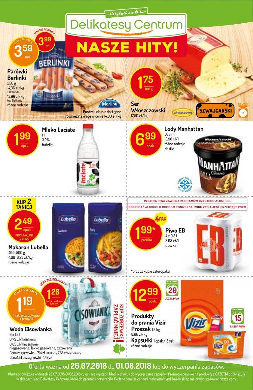 Gazetka promocyjna Delikatesy Centrum str. 20