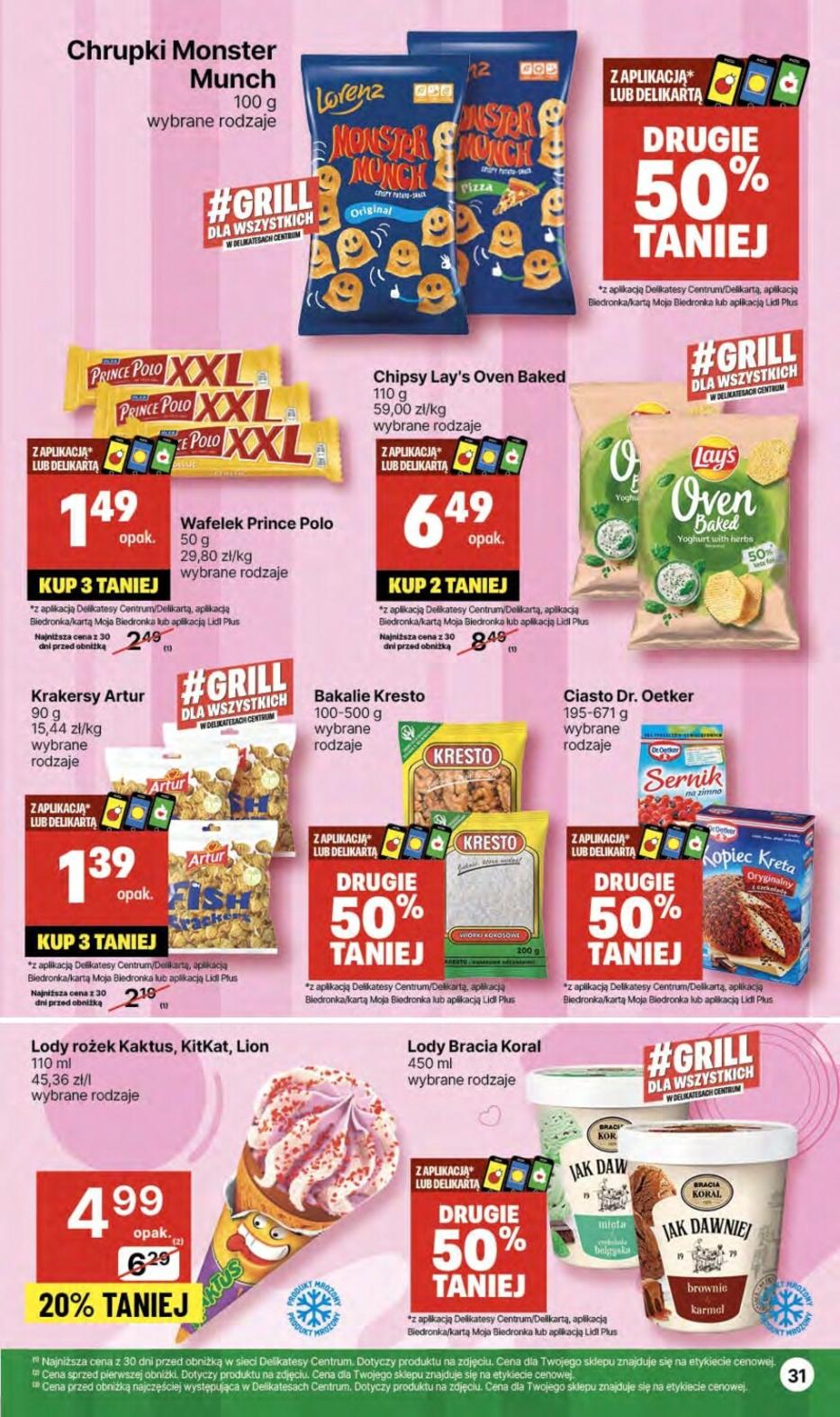 Gazetka promocyjna Delikatesy Centrum str. 31