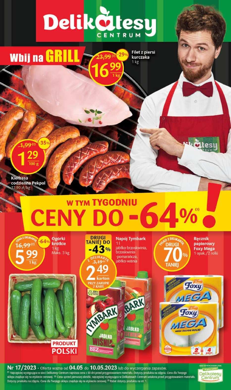 Gazetka promocyjna Delikatesy Centrum str. 1