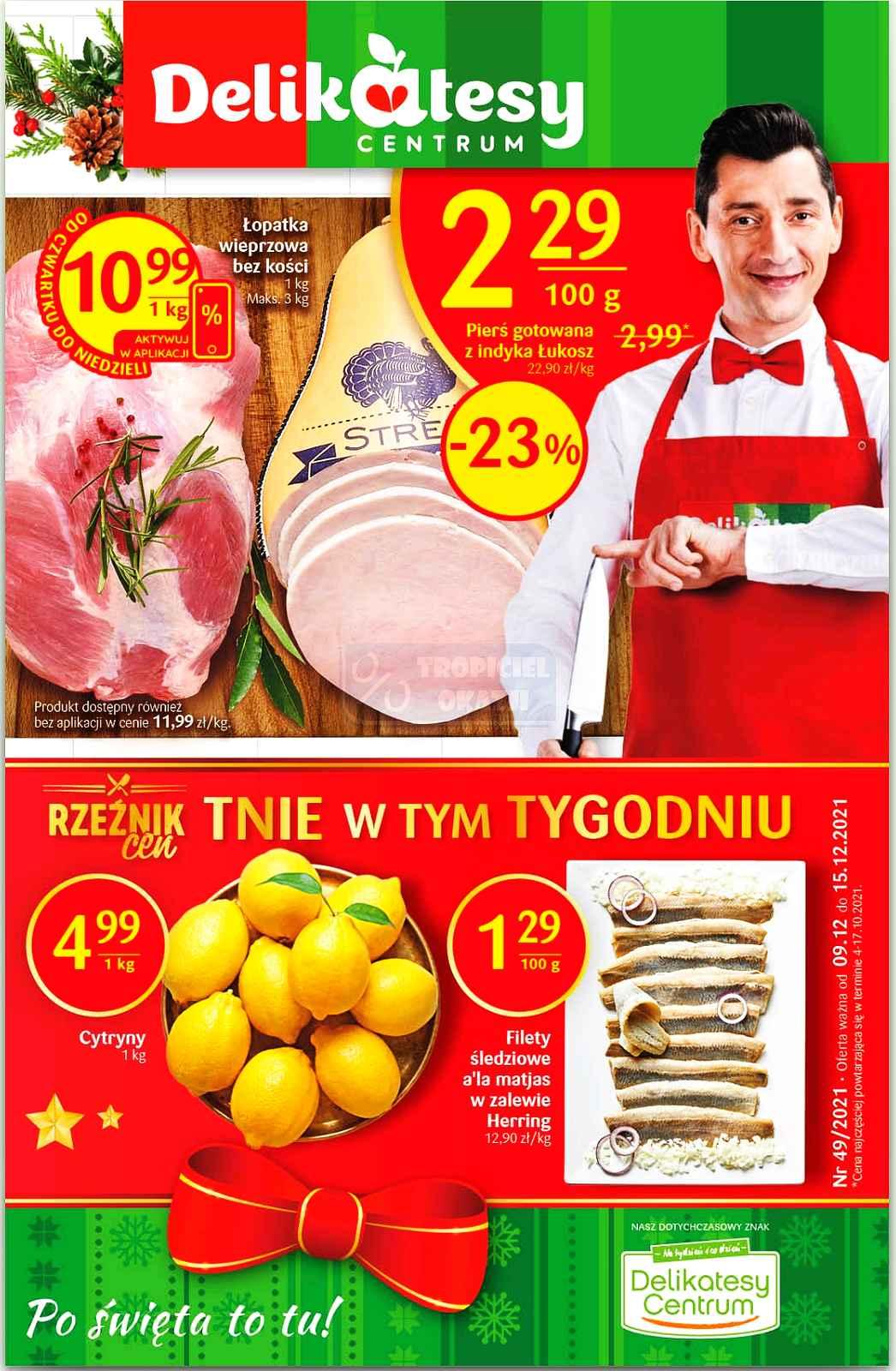 Gazetka promocyjna Delikatesy Centrum str. 1