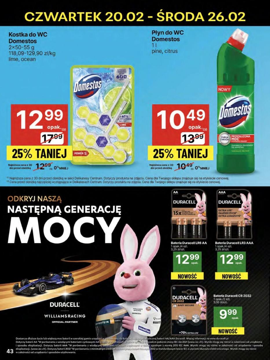 Gazetka promocyjna Delikatesy Centrum str. 43