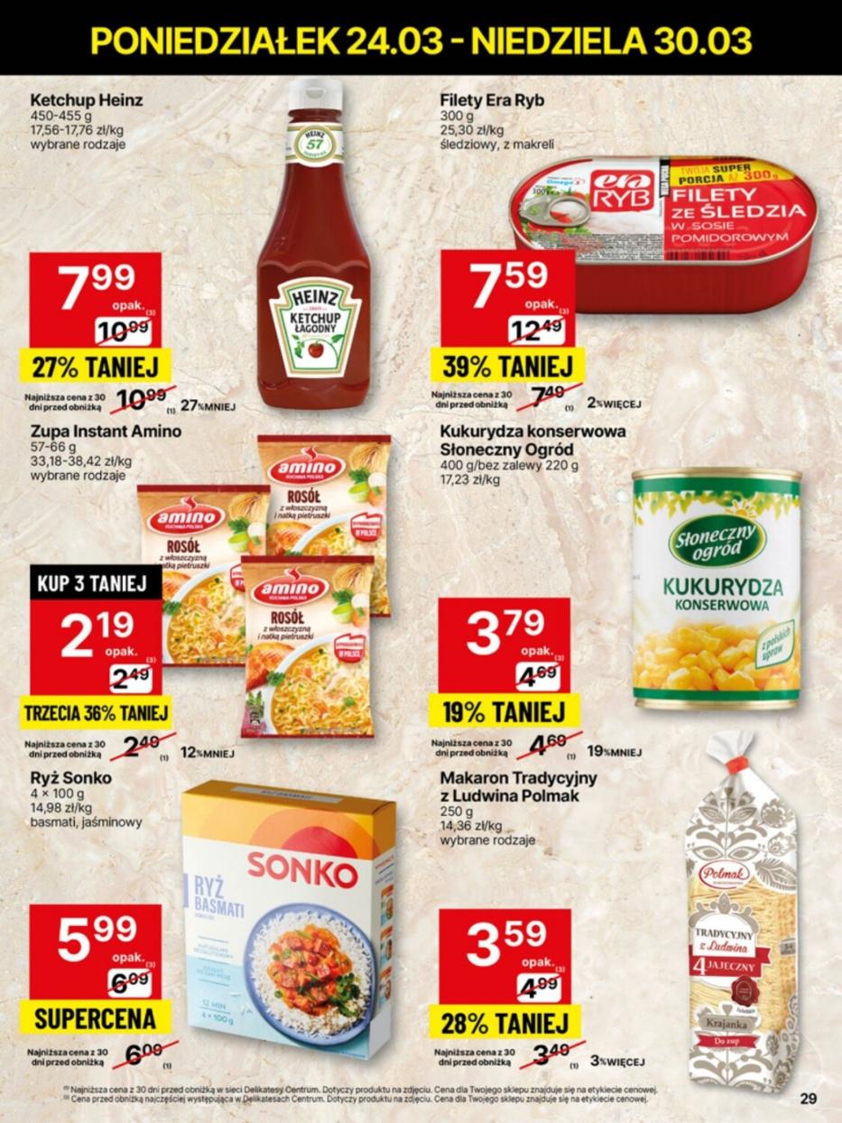 Gazetka promocyjna Delikatesy Centrum str. 29