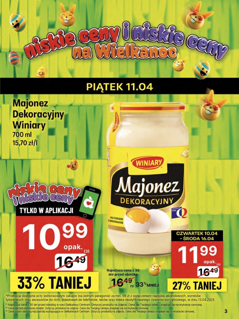 Gazetka promocyjna Delikatesy Centrum str. 3