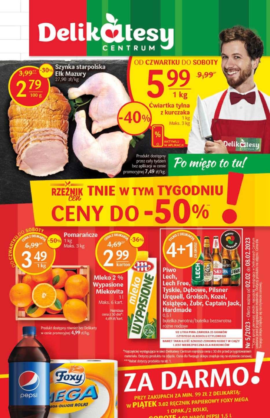 Gazetka promocyjna Delikatesy Centrum str. 1