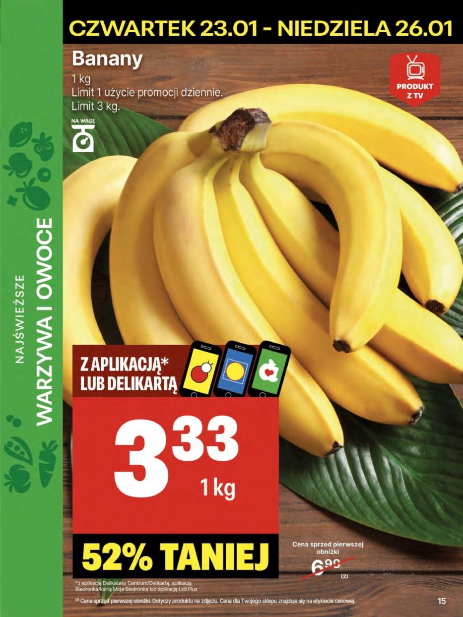 Gazetka promocyjna Delikatesy Centrum str. 15