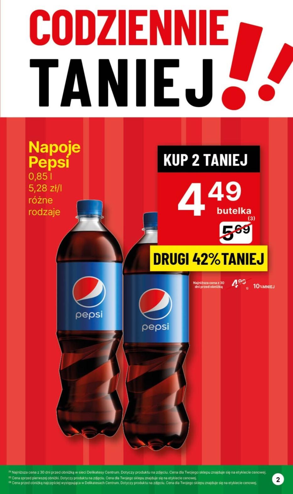 Gazetka promocyjna Delikatesy Centrum str. 2