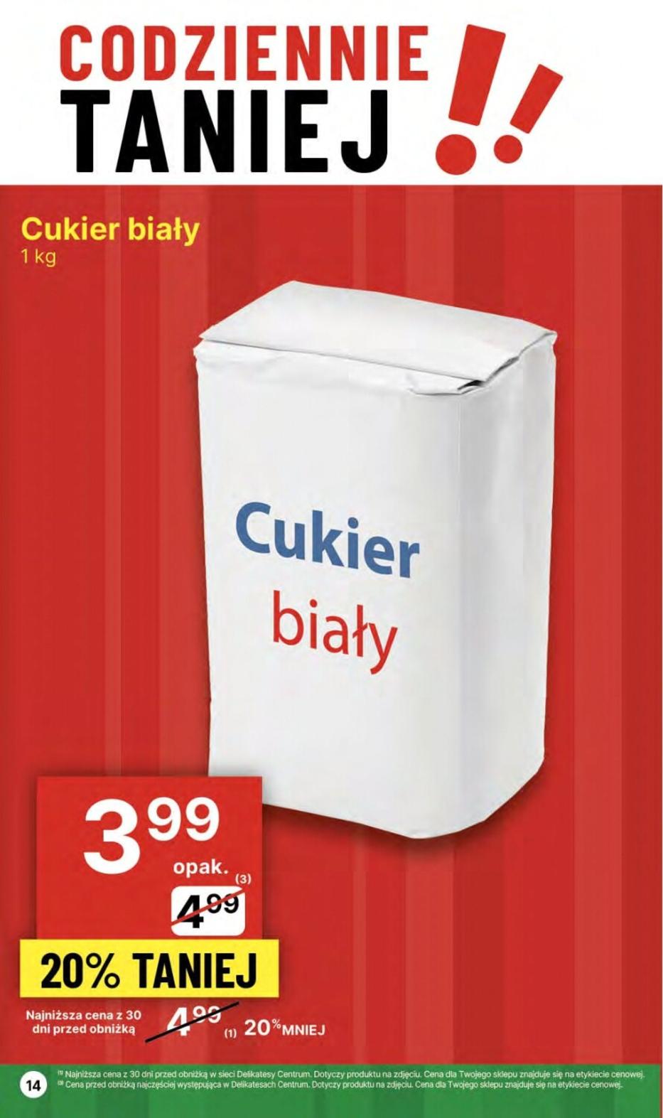 Gazetka promocyjna Delikatesy Centrum str. 14