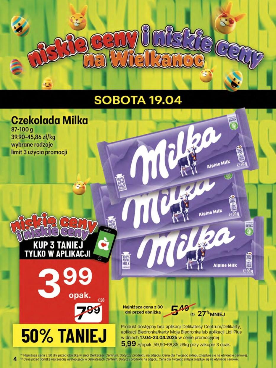 Gazetka promocyjna Delikatesy Centrum str. 4