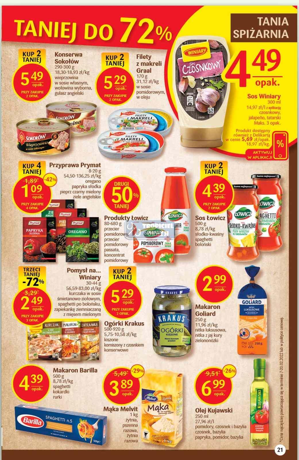 Gazetka promocyjna Delikatesy Centrum str. 21