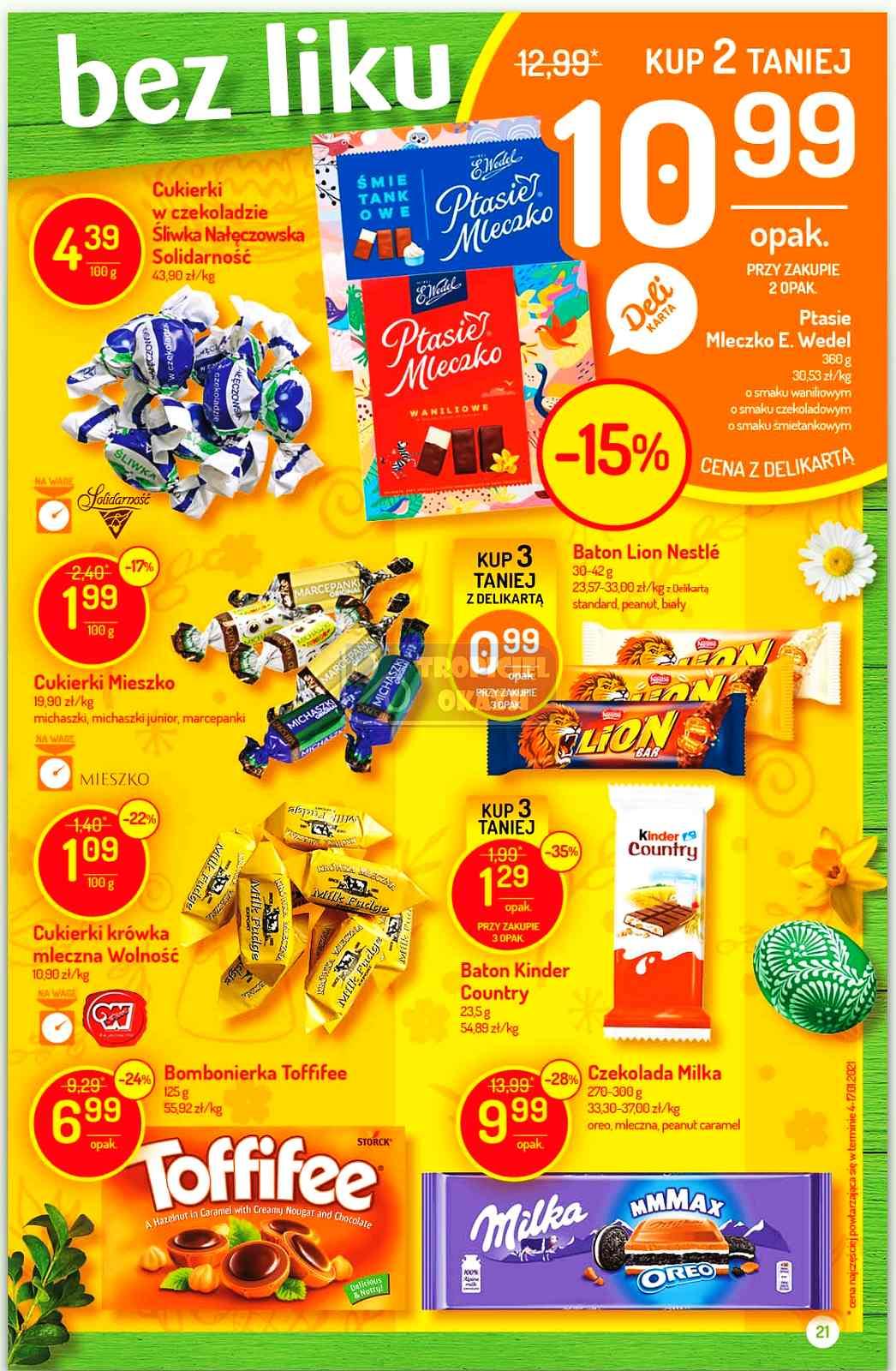 Gazetka promocyjna Delikatesy Centrum str. 21