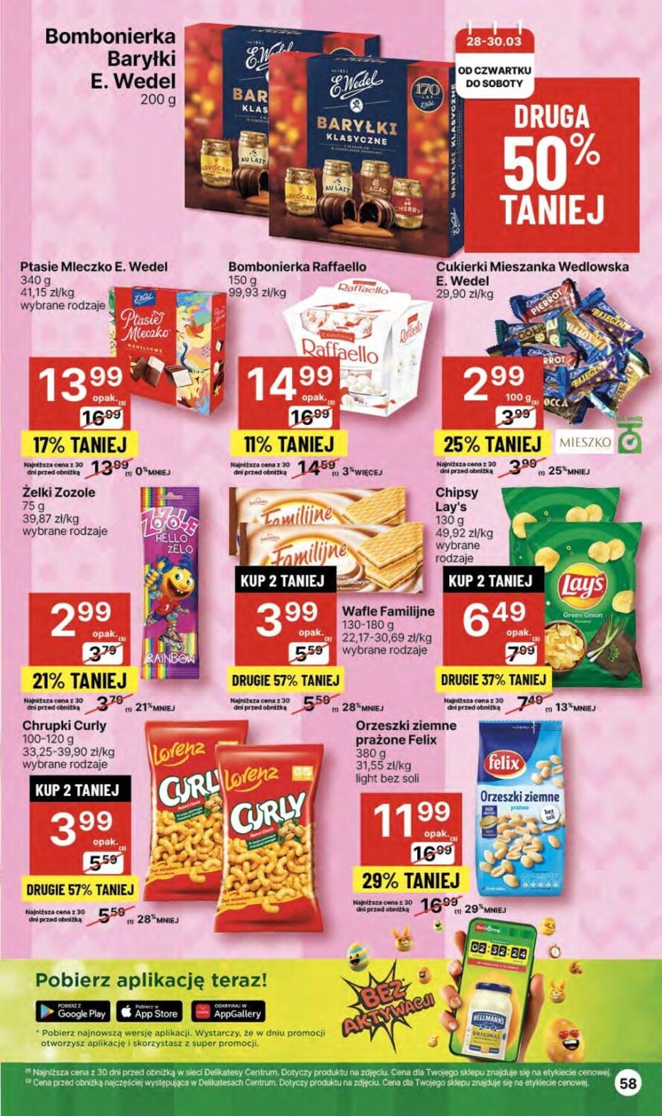 Gazetka promocyjna Delikatesy Centrum str. 58