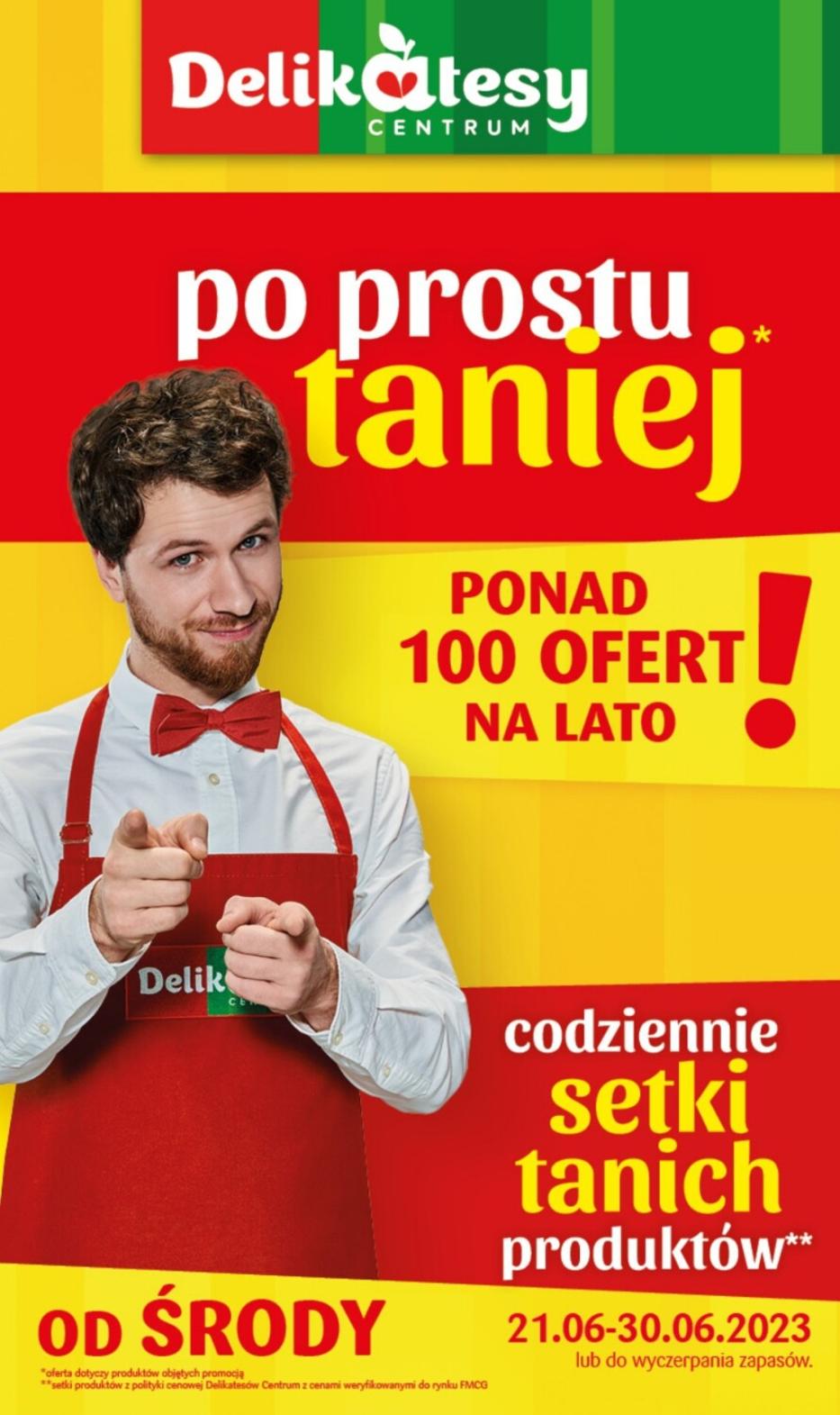 Gazetka promocyjna Delikatesy Centrum str. 1