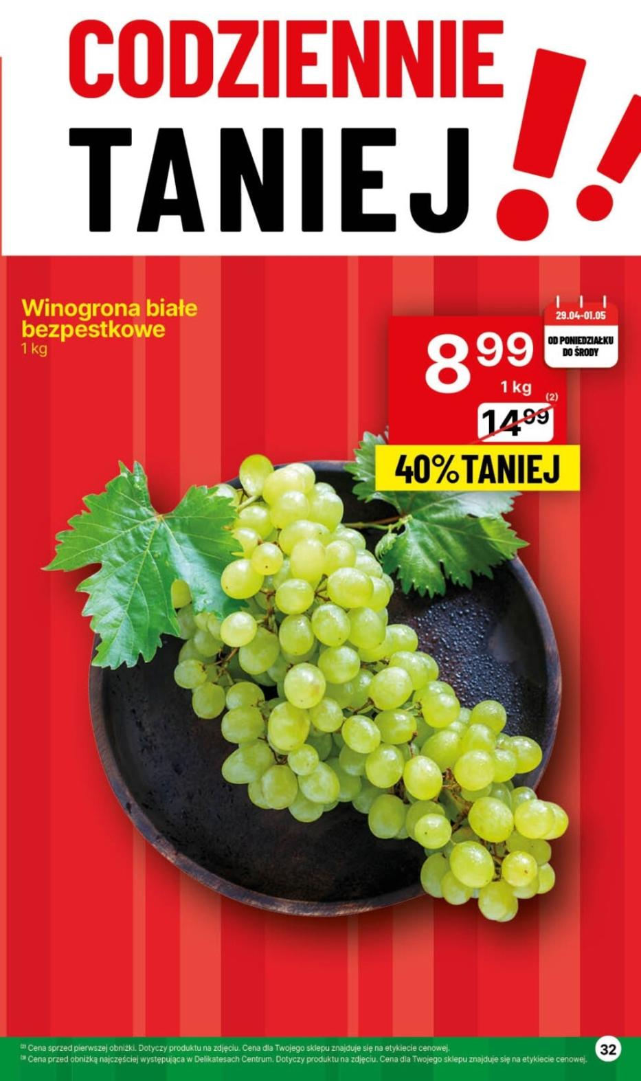 Gazetka promocyjna Delikatesy Centrum str. 32