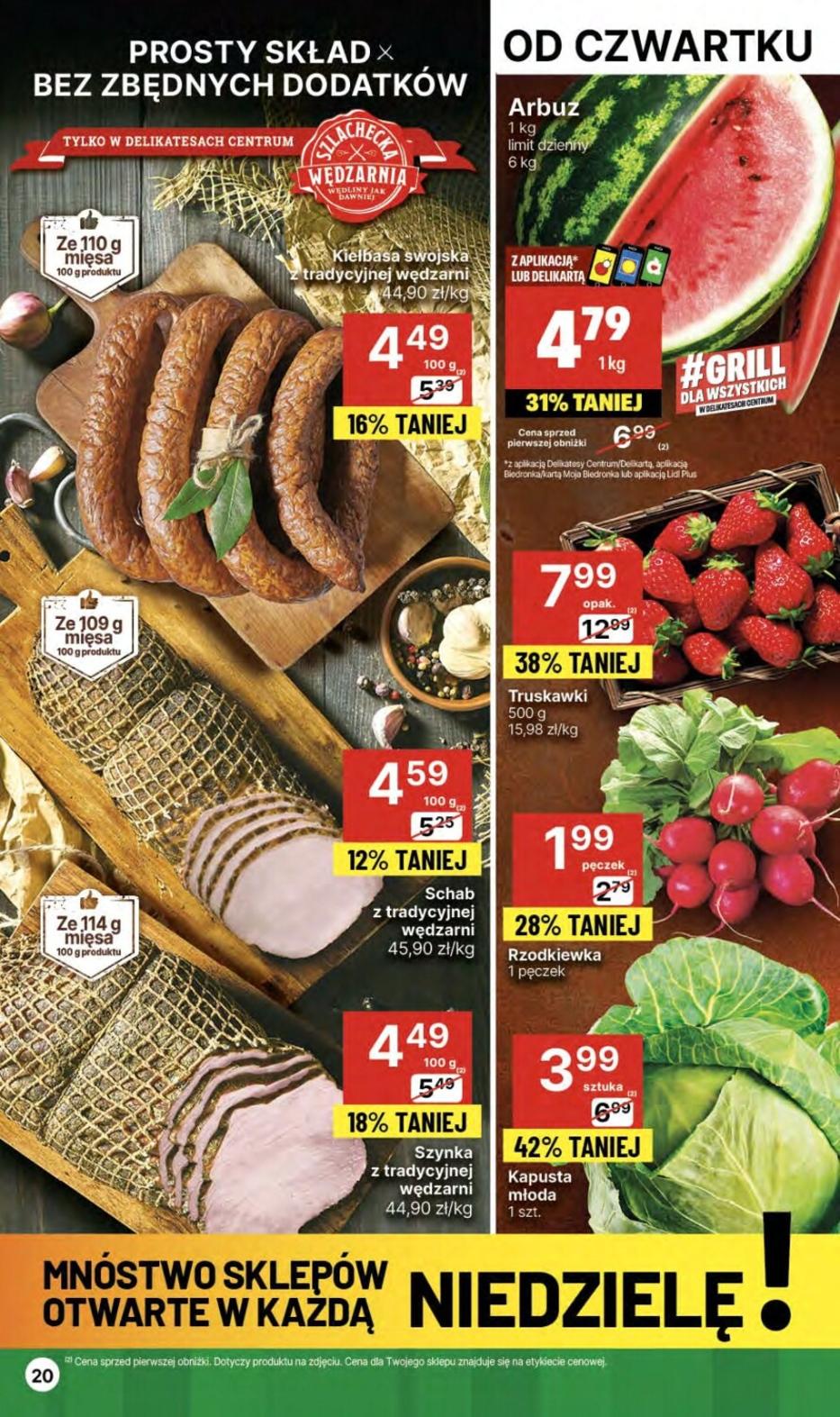 Gazetka promocyjna Delikatesy Centrum str. 20