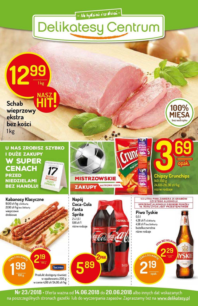 Gazetka promocyjna Delikatesy Centrum str. 1