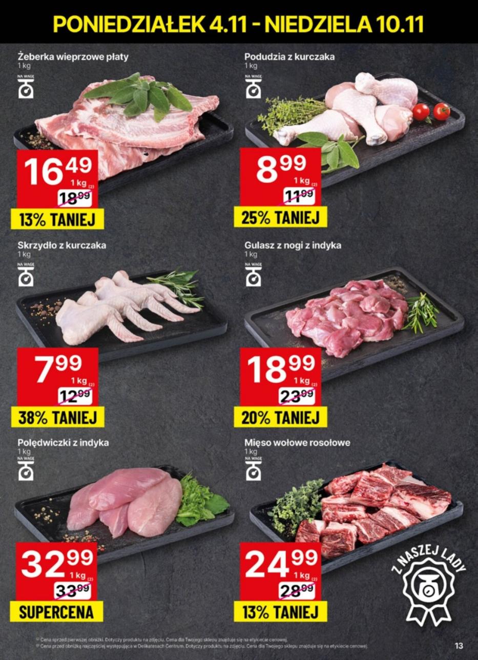 Gazetka promocyjna Delikatesy Centrum str. 13