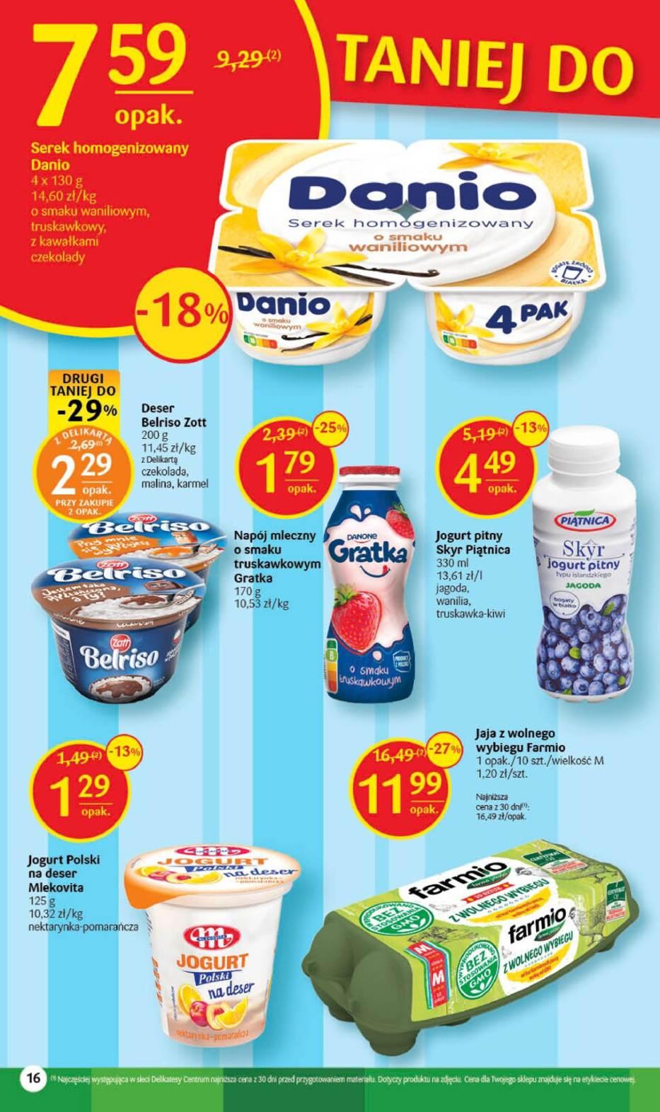 Gazetka promocyjna Delikatesy Centrum str. 16