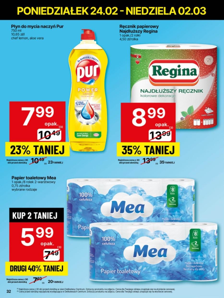 Gazetka promocyjna Delikatesy Centrum str. 32