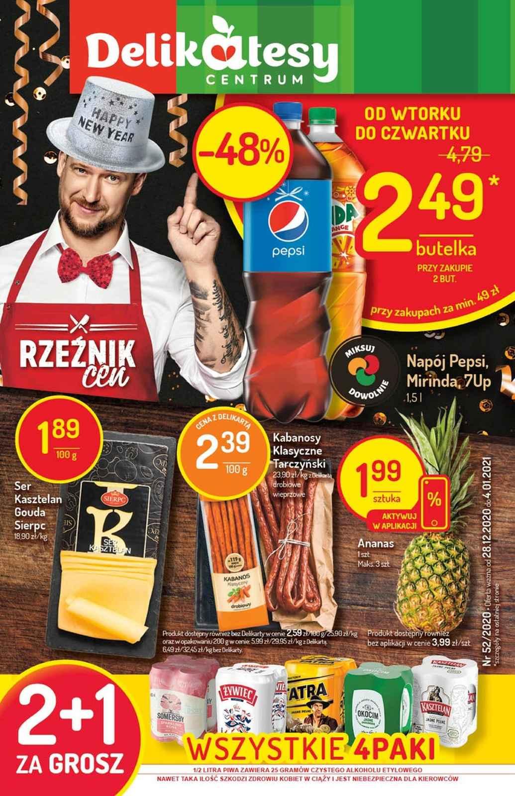 Gazetka promocyjna Delikatesy Centrum str. 1