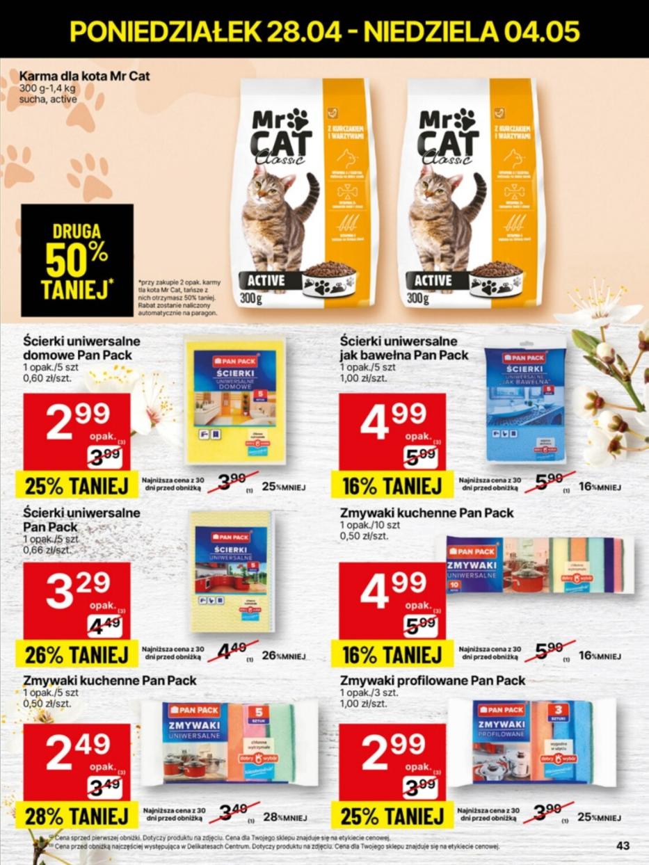 Gazetka promocyjna Delikatesy Centrum str. 43