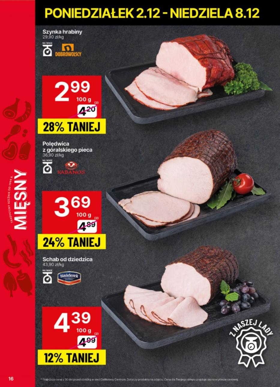 Gazetka promocyjna Delikatesy Centrum str. 16