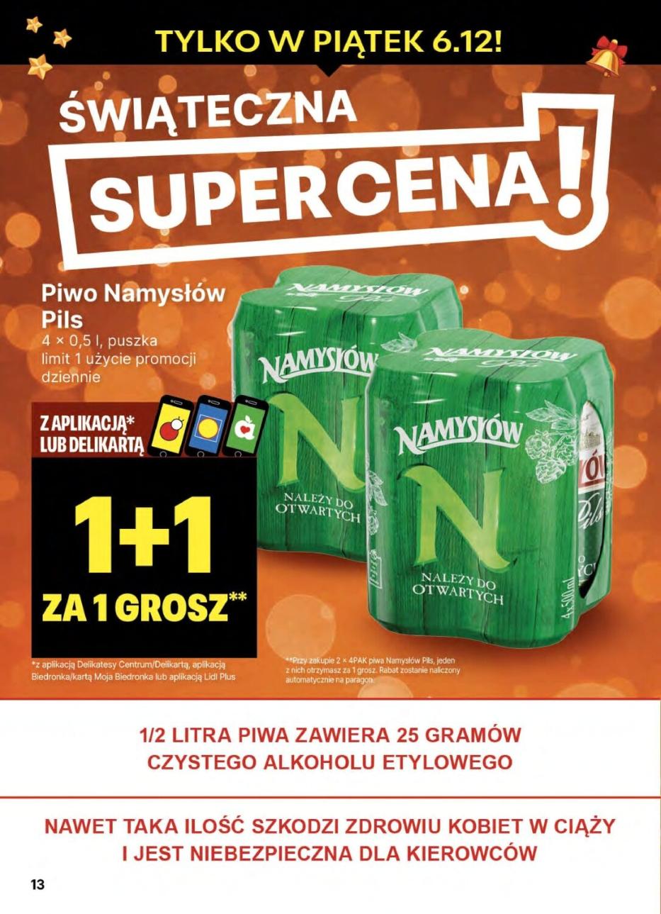 Gazetka promocyjna Delikatesy Centrum str. 13