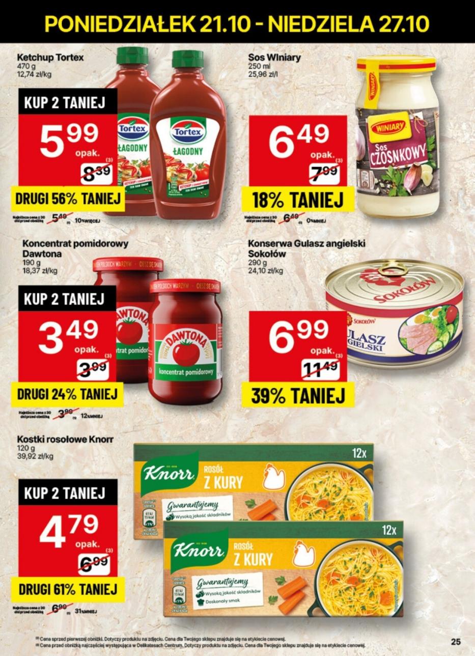 Gazetka promocyjna Delikatesy Centrum str. 25