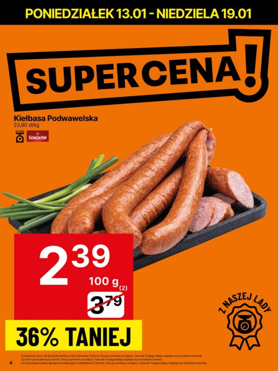Gazetka promocyjna Delikatesy Centrum str. 4
