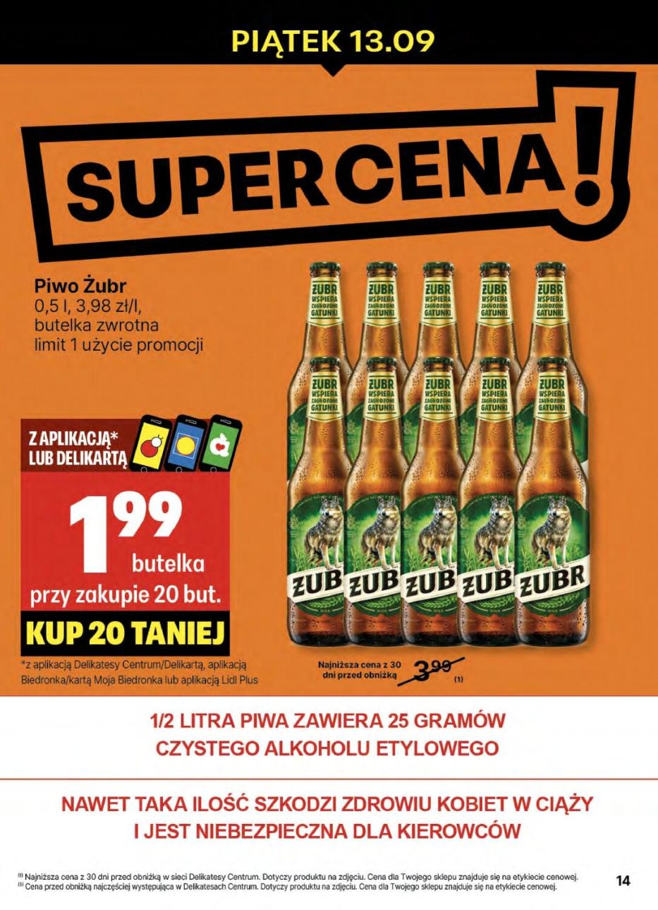 Gazetka promocyjna Delikatesy Centrum str. 14