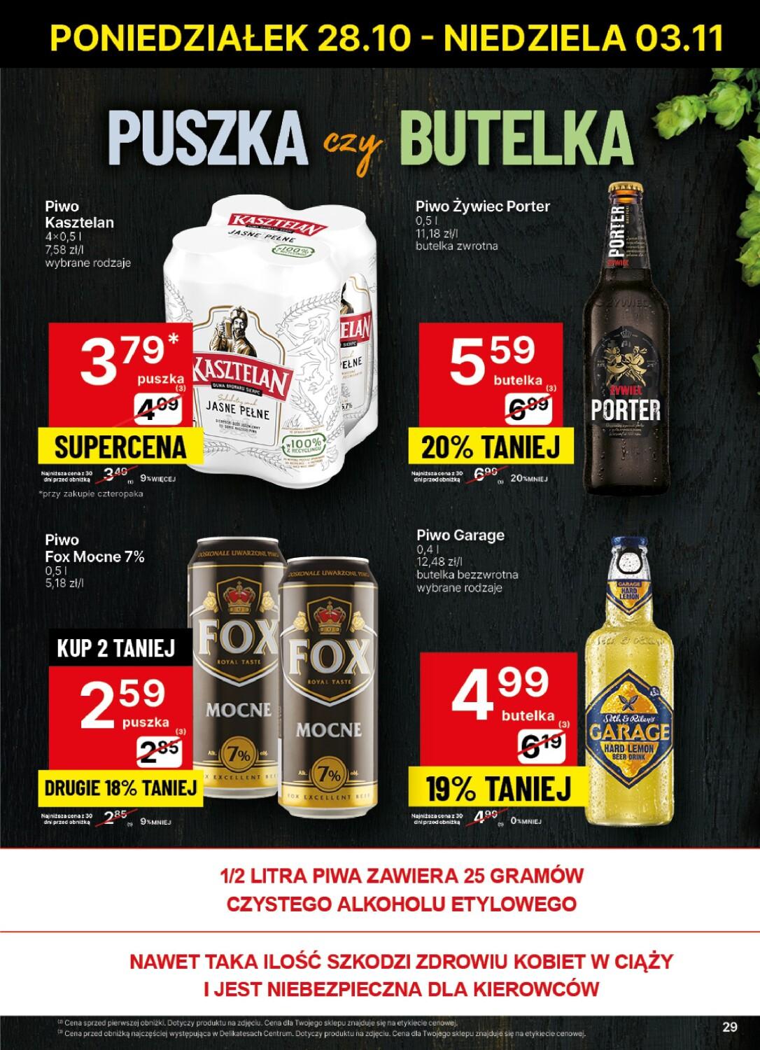 Gazetka promocyjna Delikatesy Centrum str. 29