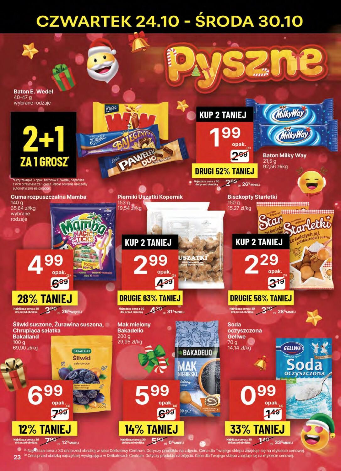 Gazetka promocyjna Delikatesy Centrum str. 23