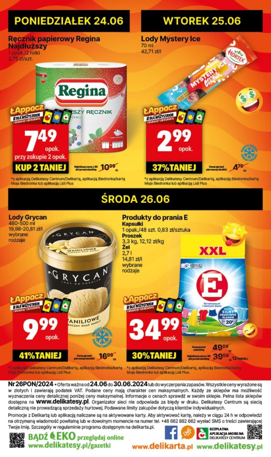 Gazetka promocyjna Delikatesy Centrum str. 20