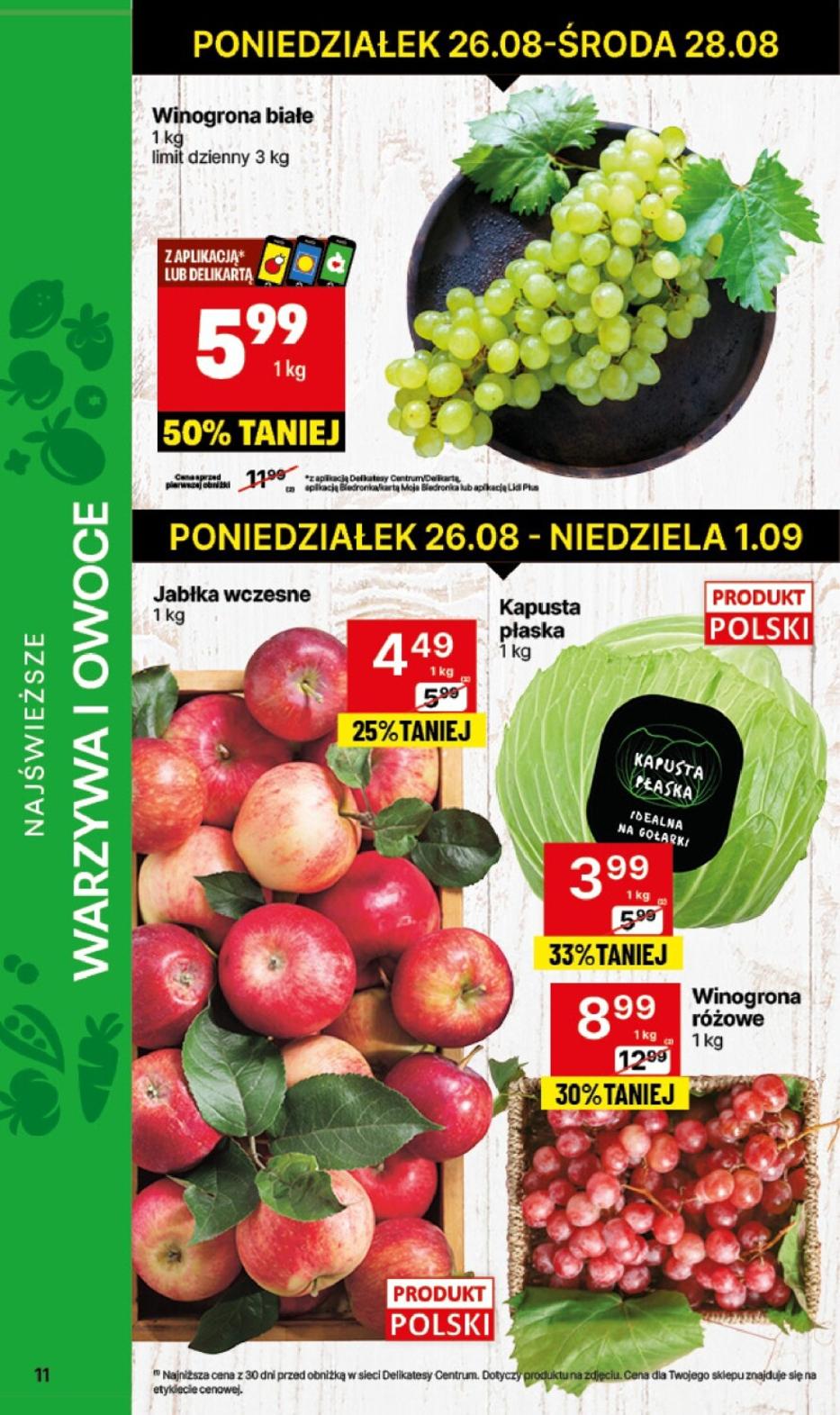 Gazetka promocyjna Delikatesy Centrum str. 11