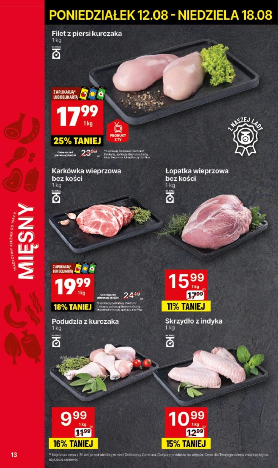 Gazetka promocyjna Delikatesy Centrum str. 13