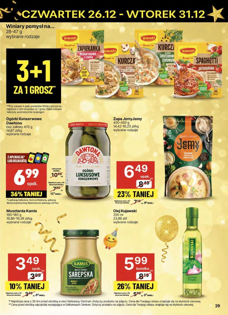 Gazetka promocyjna Delikatesy Centrum str. 29