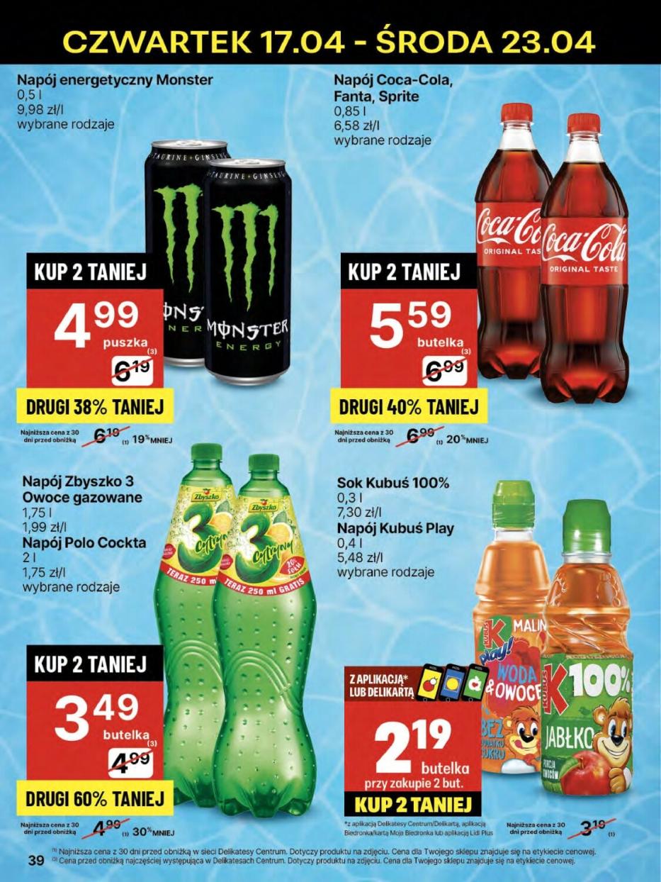Gazetka promocyjna Delikatesy Centrum str. 39