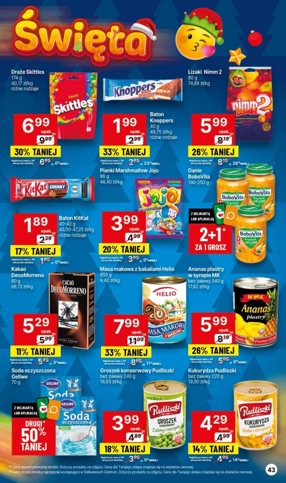 Gazetka promocyjna Delikatesy Centrum str. 43