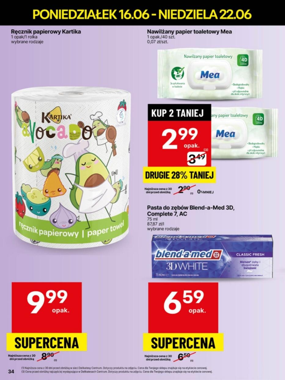 Gazetka promocyjna Delikatesy Centrum str. 34