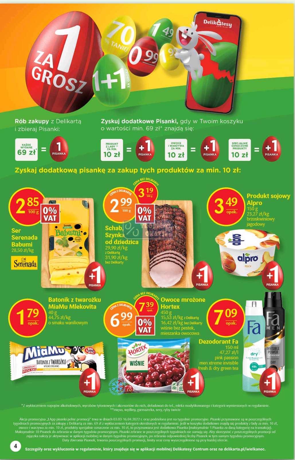 Gazetka promocyjna Delikatesy Centrum str. 4