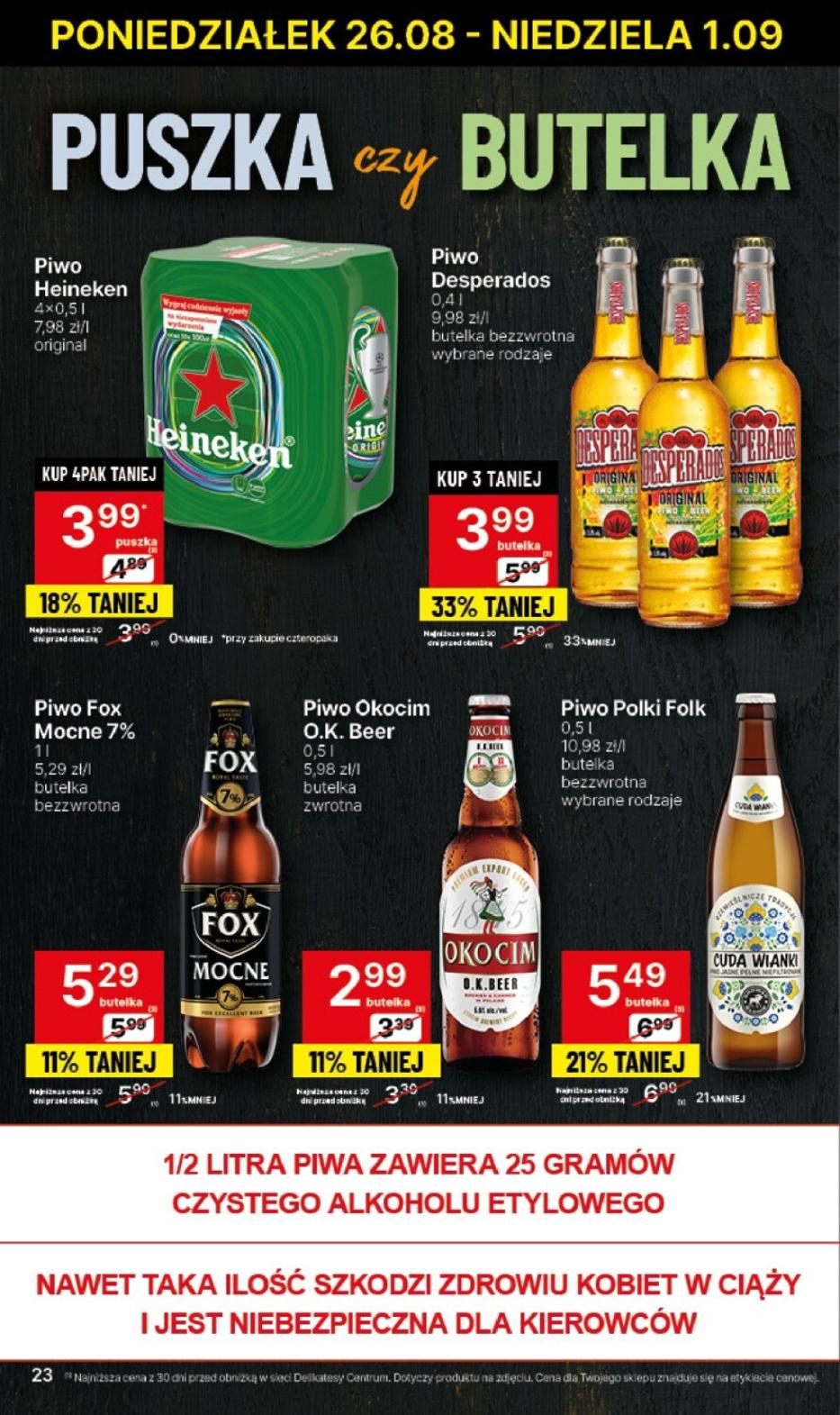 Gazetka promocyjna Delikatesy Centrum str. 23