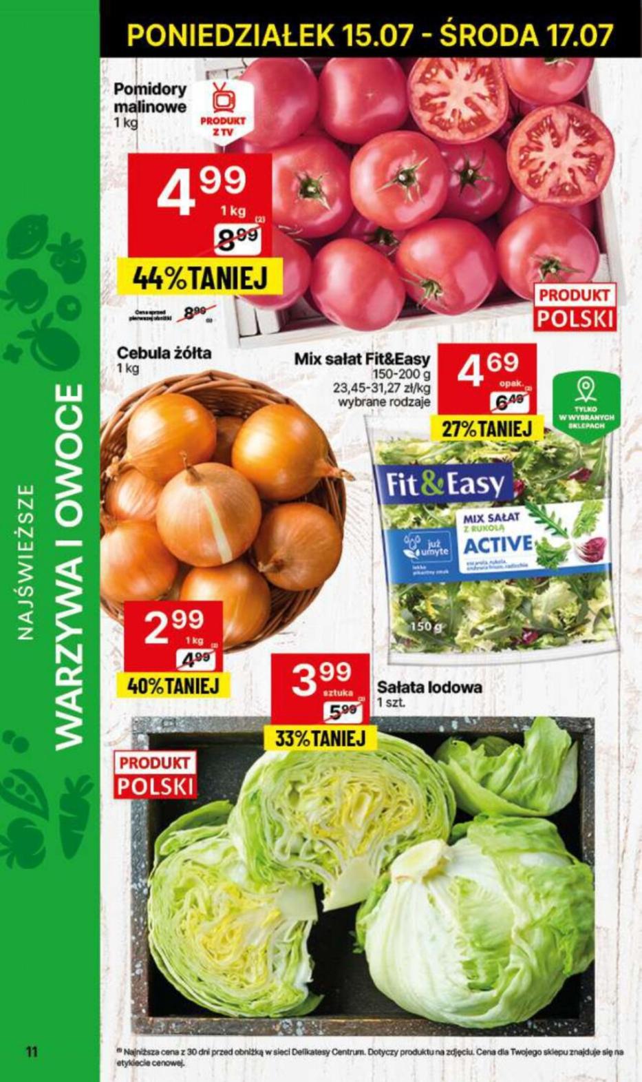 Gazetka promocyjna Delikatesy Centrum str. 11