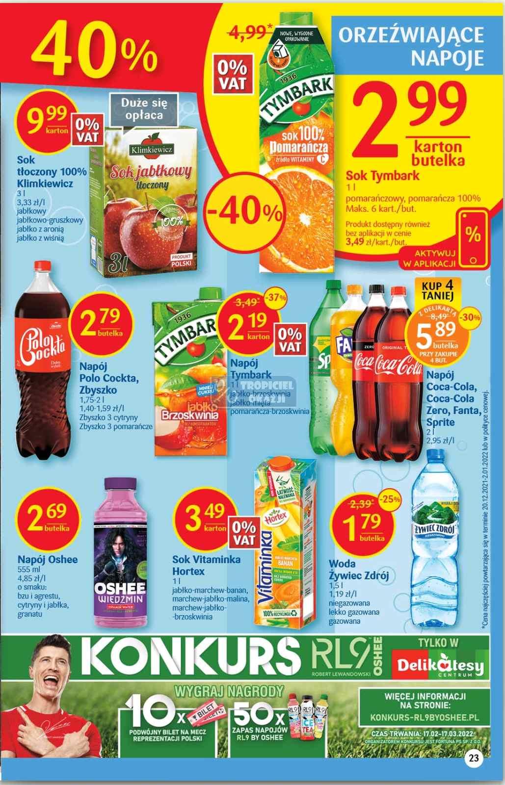 Gazetka promocyjna Delikatesy Centrum str. 23