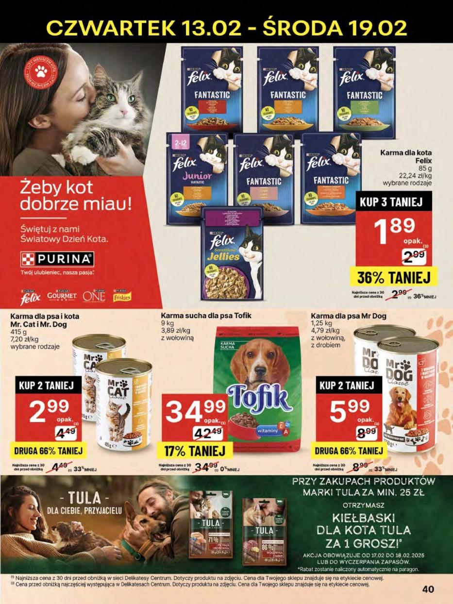 Gazetka promocyjna Delikatesy Centrum str. 40
