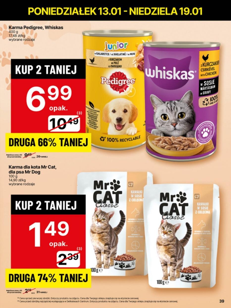 Gazetka promocyjna Delikatesy Centrum str. 39