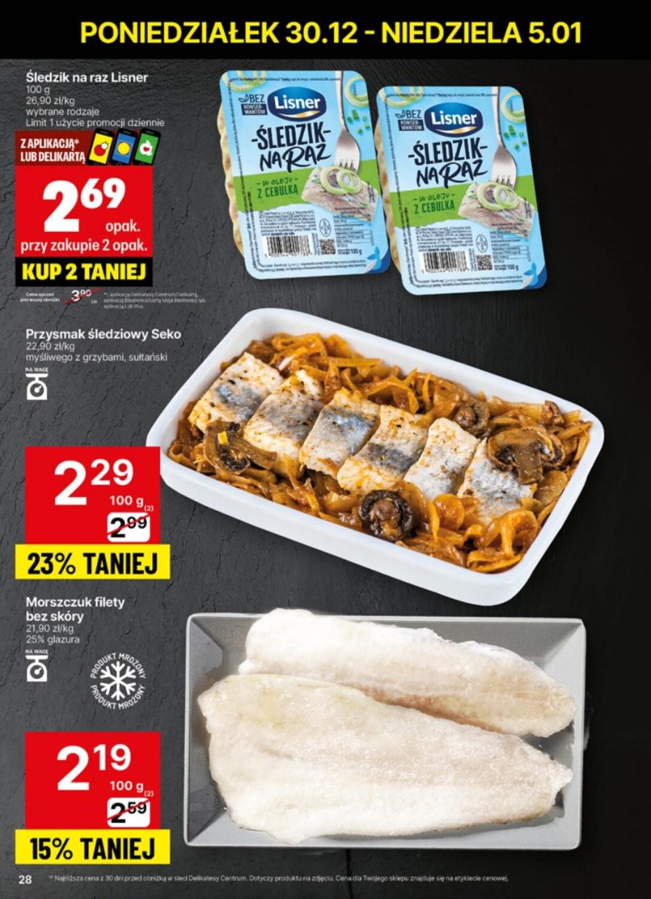 Gazetka promocyjna Delikatesy Centrum str. 28