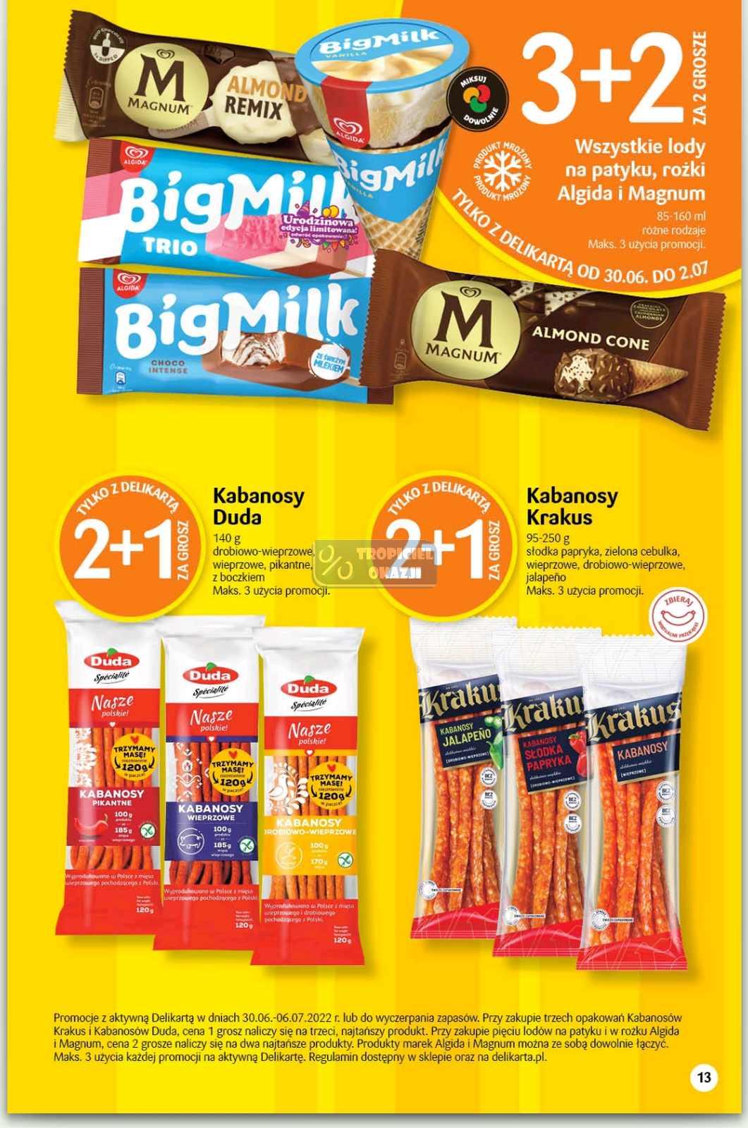 Gazetka promocyjna Delikatesy Centrum str. 13