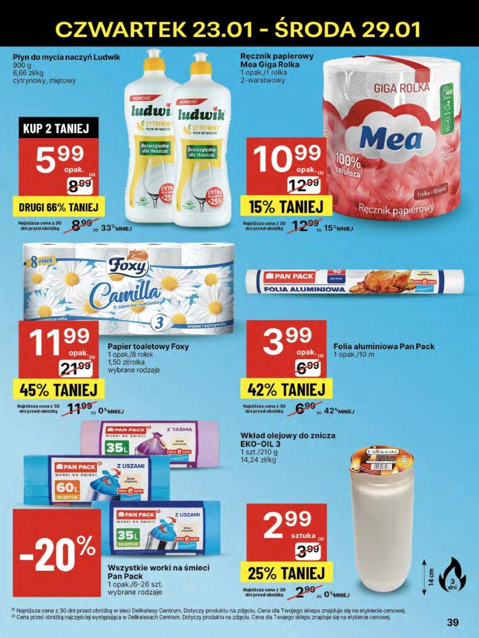 Gazetka promocyjna Delikatesy Centrum str. 39