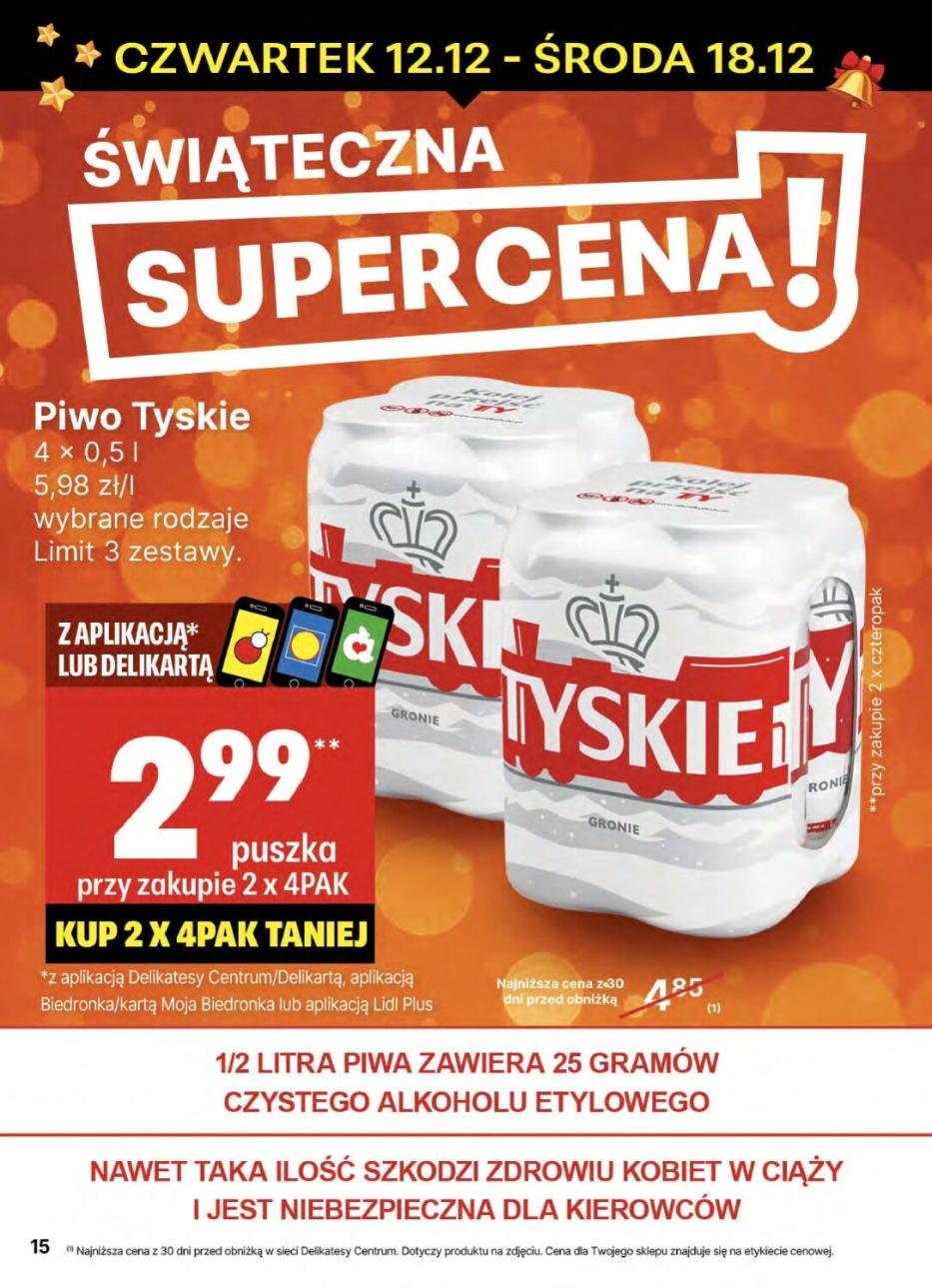 Gazetka promocyjna Delikatesy Centrum str. 15
