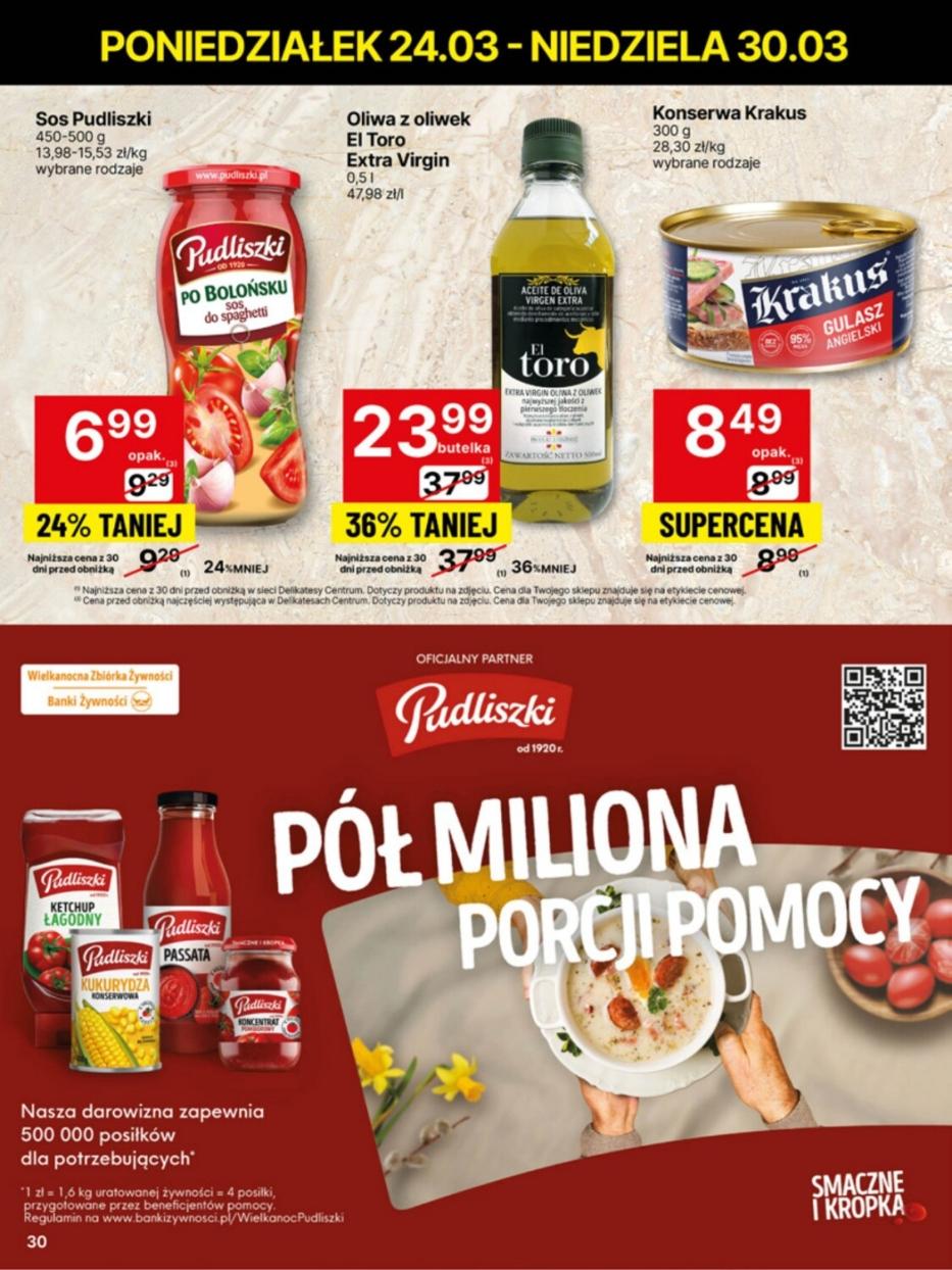 Gazetka promocyjna Delikatesy Centrum str. 30